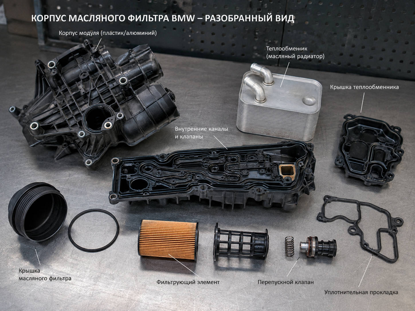 что такое корпус масляного фильтра bmw