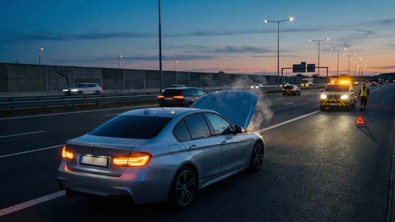 Последствия игнорирования ТО аварийная остановка на трассе из-за перегрева