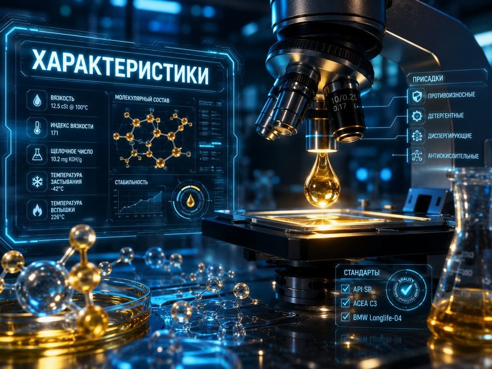технические характеристики масла